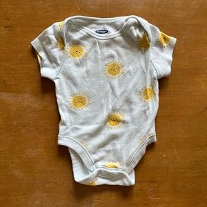 Old Navy Sun Newborn Onesie